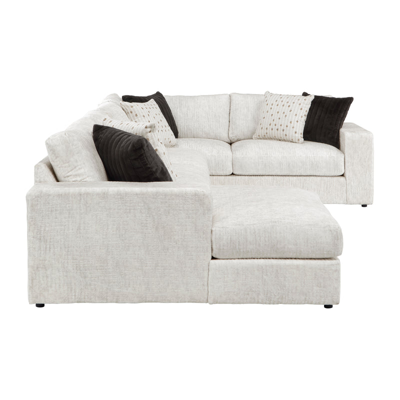 Solace - (3)3-Piece Sectional with Left Chaise