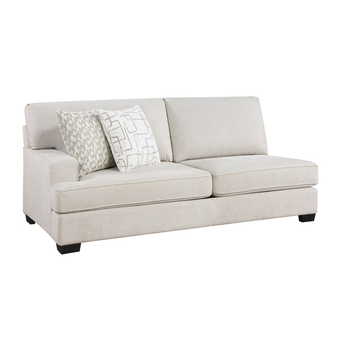 Livia - (4)4-Piece Sectional with Ottoman