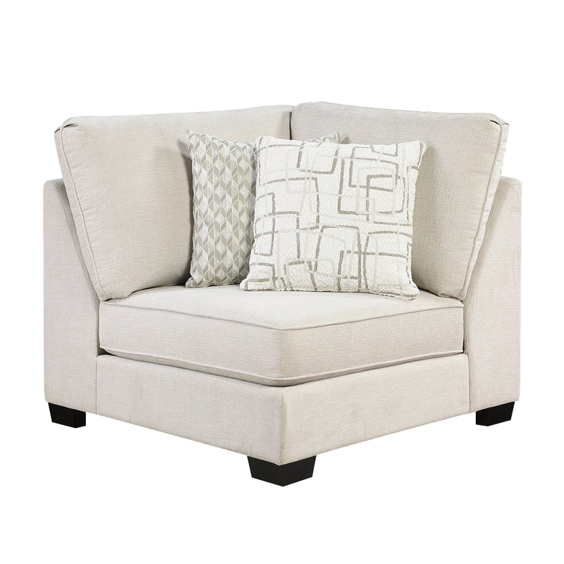 Livia - (4)4-Piece Sectional with Ottoman
