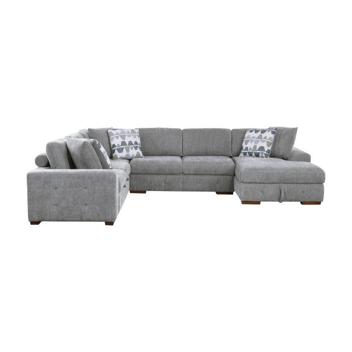 Raife - (4)4-Piece Sectional with Right Chaise