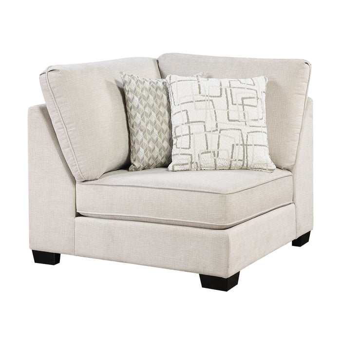 Livia - (4)4-Piece Sectional with Ottoman