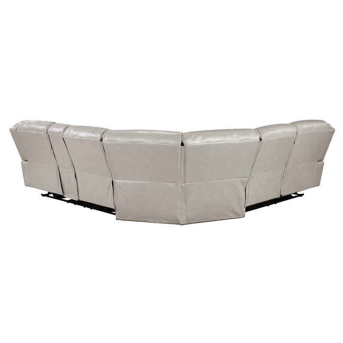 Fargo - (3)3-Piece Power Reclining Sectional with Right Console