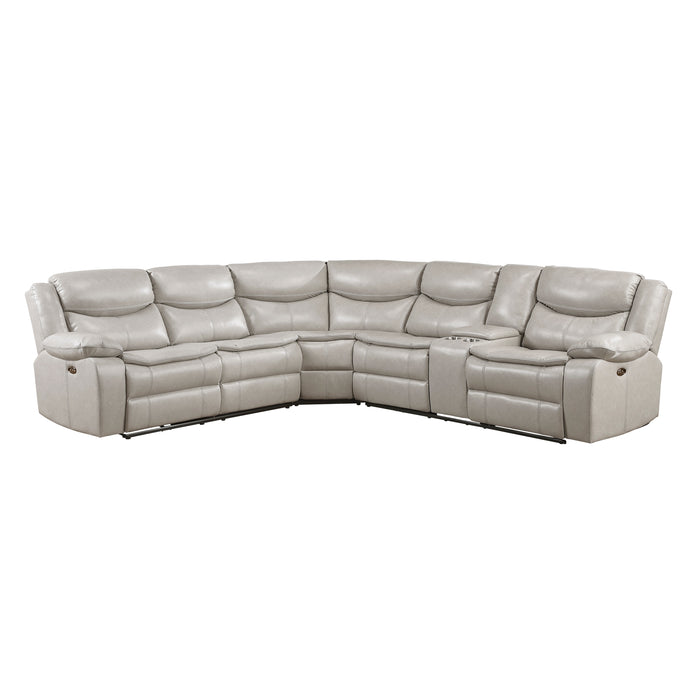 Fargo - (3)3-Piece Power Reclining Sectional with Right Console