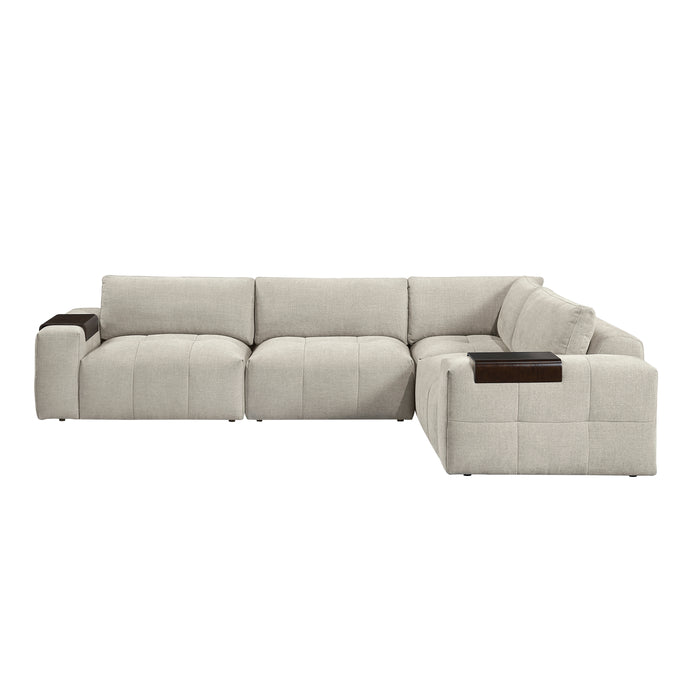 - (4)4-Piece Modular Sectional