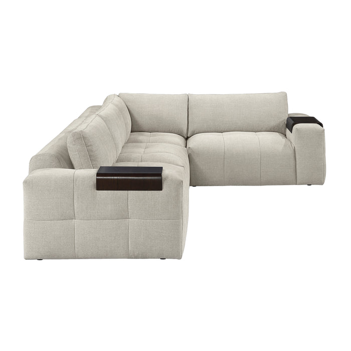 - (4)4-Piece Modular Sectional