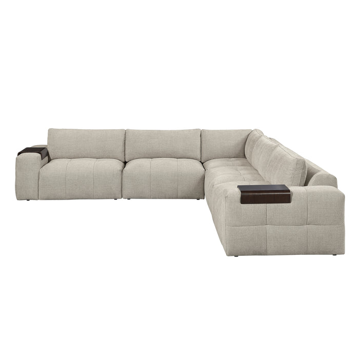 - (5)5-Piece Modular Sectional