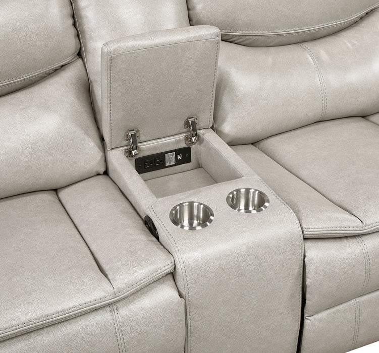 Fargo - (3)3-Piece Power Reclining Sectional with Right Console