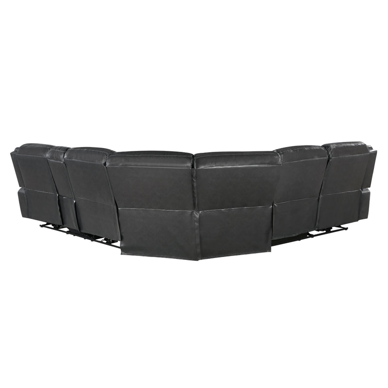 Fargo - (3)3-Piece Power Reclining Sectional with Right Console