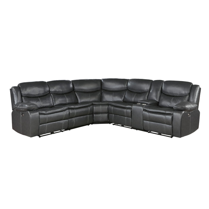 Fargo - (3)3-Piece Power Reclining Sectional with Right Console