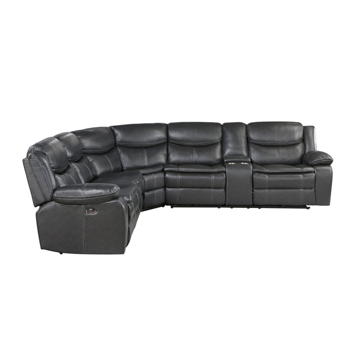 Fargo - (3)3-Piece Power Reclining Sectional with Right Console