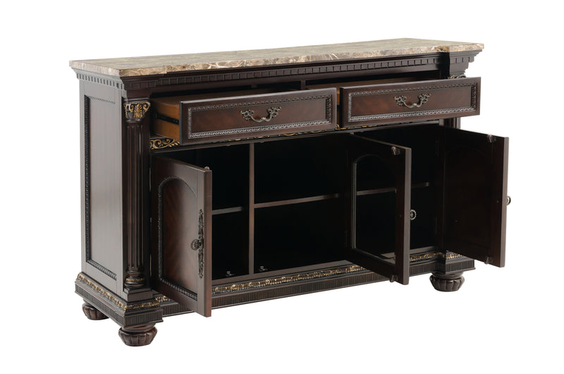 Russian Hill - Server with Faux Marble Top