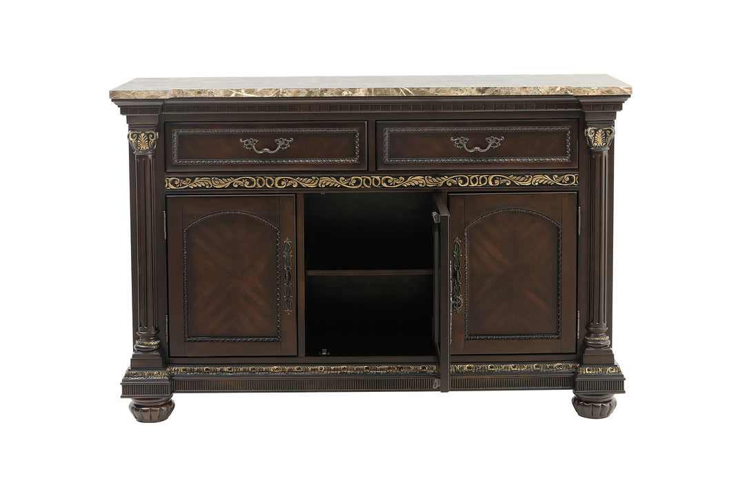 Russian Hill - Server with Faux Marble Top