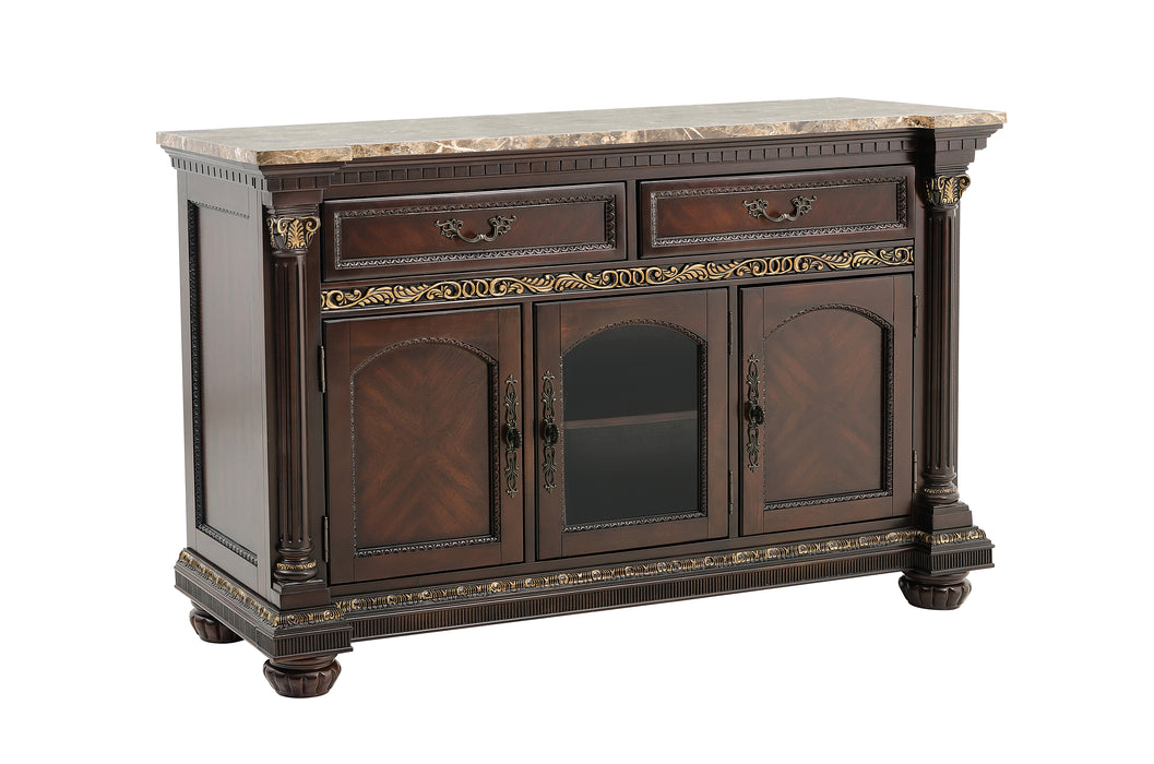 Russian Hill - Server with Faux Marble Top
