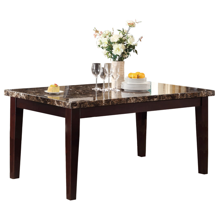 Teague - Dining Table, Faux Marble Top