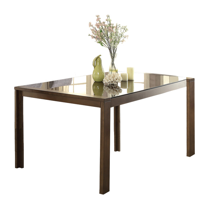 Fielding - Dining Table, Black Glass Insert
