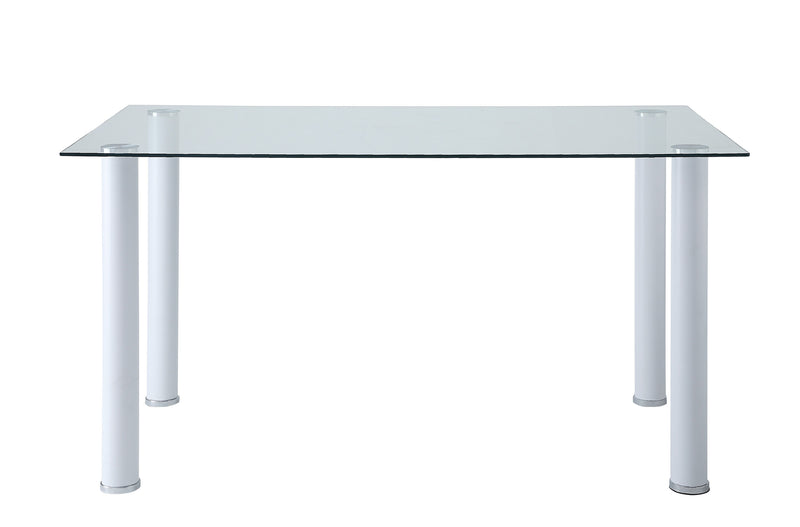 Florian - (2)Dining Table, Glass Top