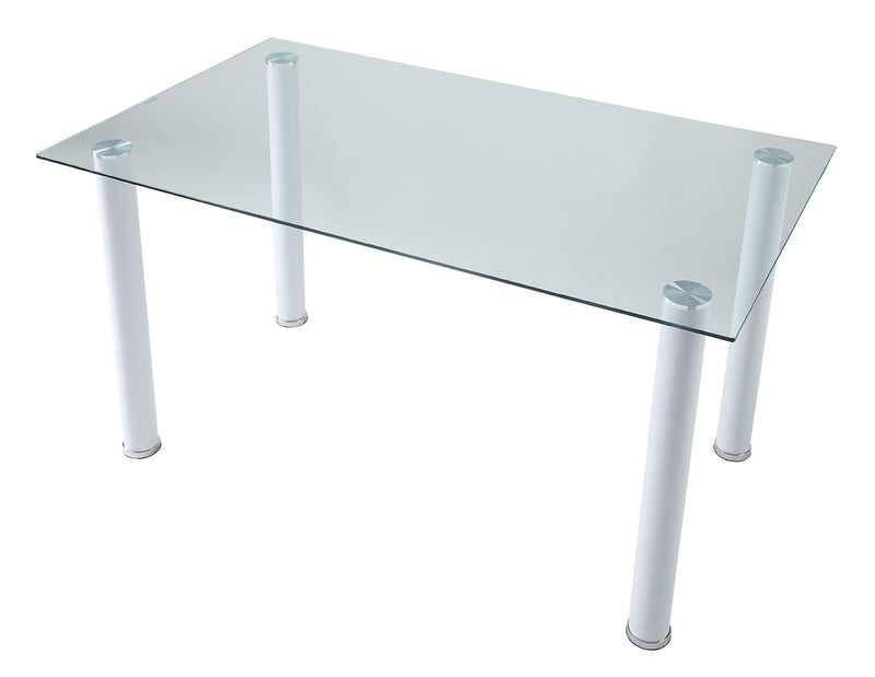 Florian - (2)Dining Table, Glass Top