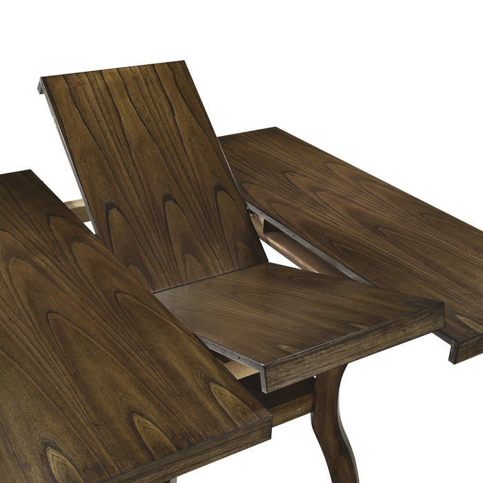 Darla - (2) Dining Table w/18" Butterfly Leaf, Mindy Veneer
