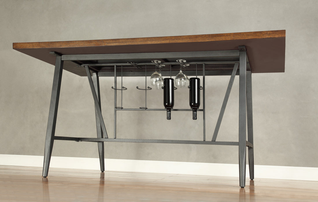 Selbyville - (2)Counter Height Table, Glass Insert