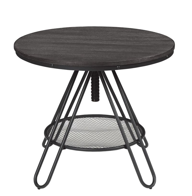 Cirrus - (2)Round Dining Table, Adjustable Height