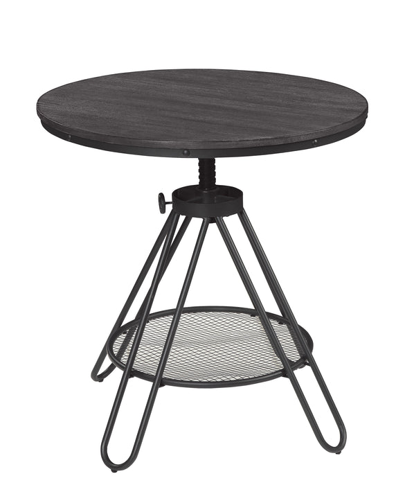 Cirrus - (2)Round Dining Table, Adjustable Height