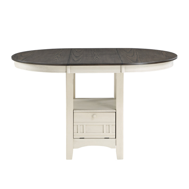 Junipero - Round / Oval Counter Height Table with Storage Base