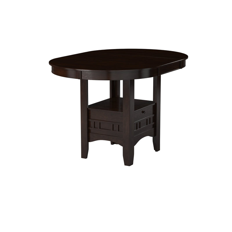Junipero - Round / Oval Counter Height Table with Storage Base