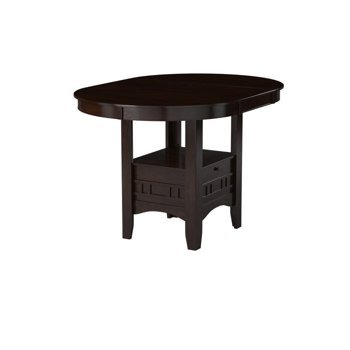 Junipero - Round / Oval Counter Height Table with Storage Base