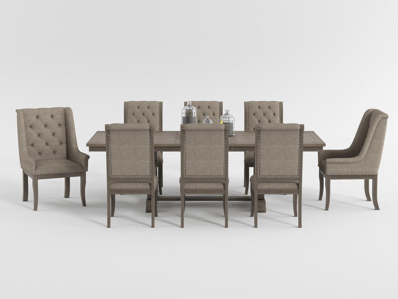 Vermillion - (2)Dining Table