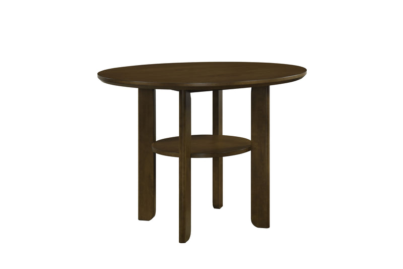 - Round Counter Height Table, Oak Veneer