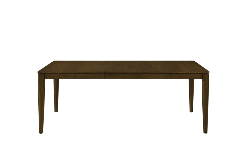 - Dining Table, Oak Veneer, Self-Storing Leaf