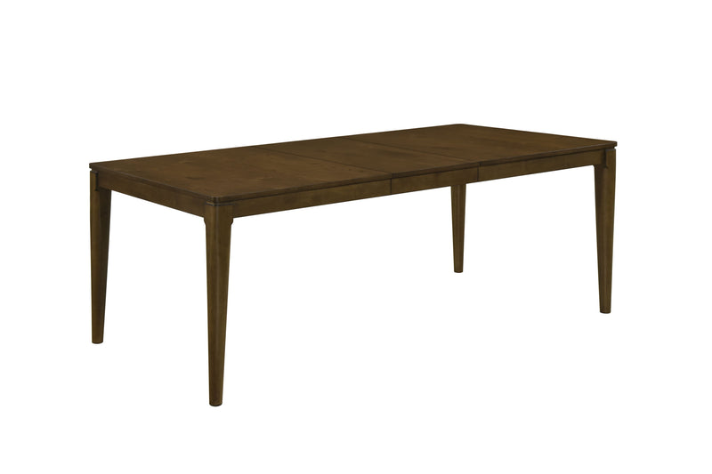 - Dining Table, Oak Veneer, Self-Storing Leaf