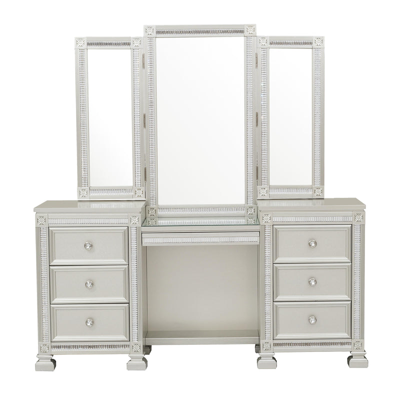 Bevelle - (4) Dressing Table with Mirror