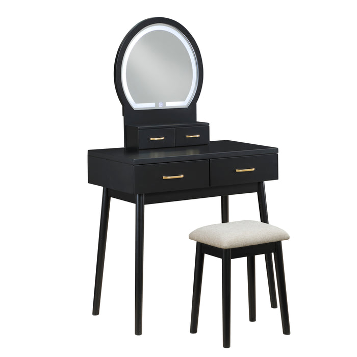 Camilla - Dressing Table with Mirror