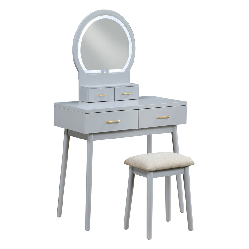 Camilla - Dressing Table with Mirror