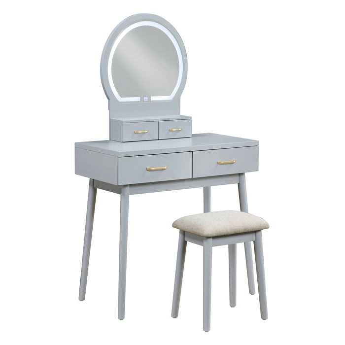 Camilla - Dressing Table with Mirror