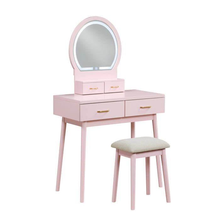 Camilla - Dressing Table with Mirror