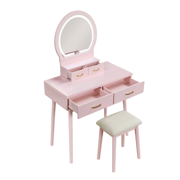 Camilla - Dressing Table with Mirror
