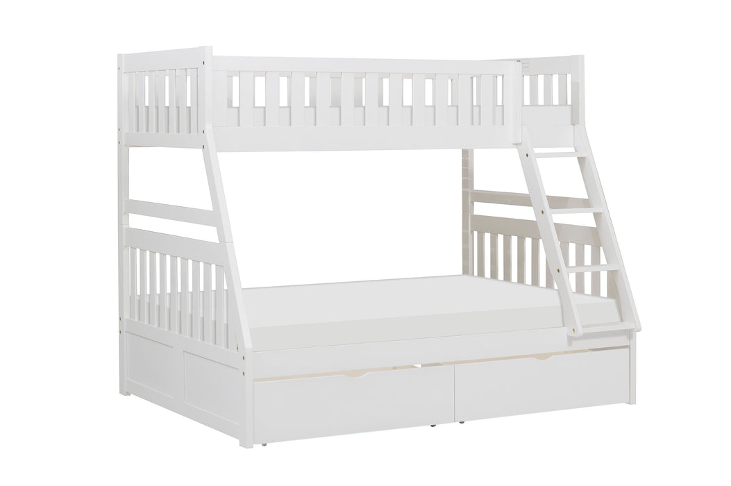Galen - (4) Twin/Full Bunk Bed with Storage Boxes