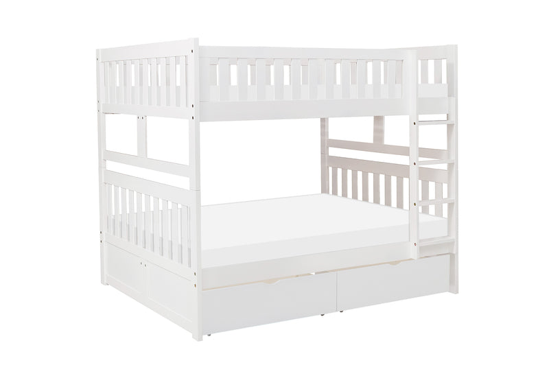 Galen - (4) Full/Full Bunk Bed with Storage Boxes