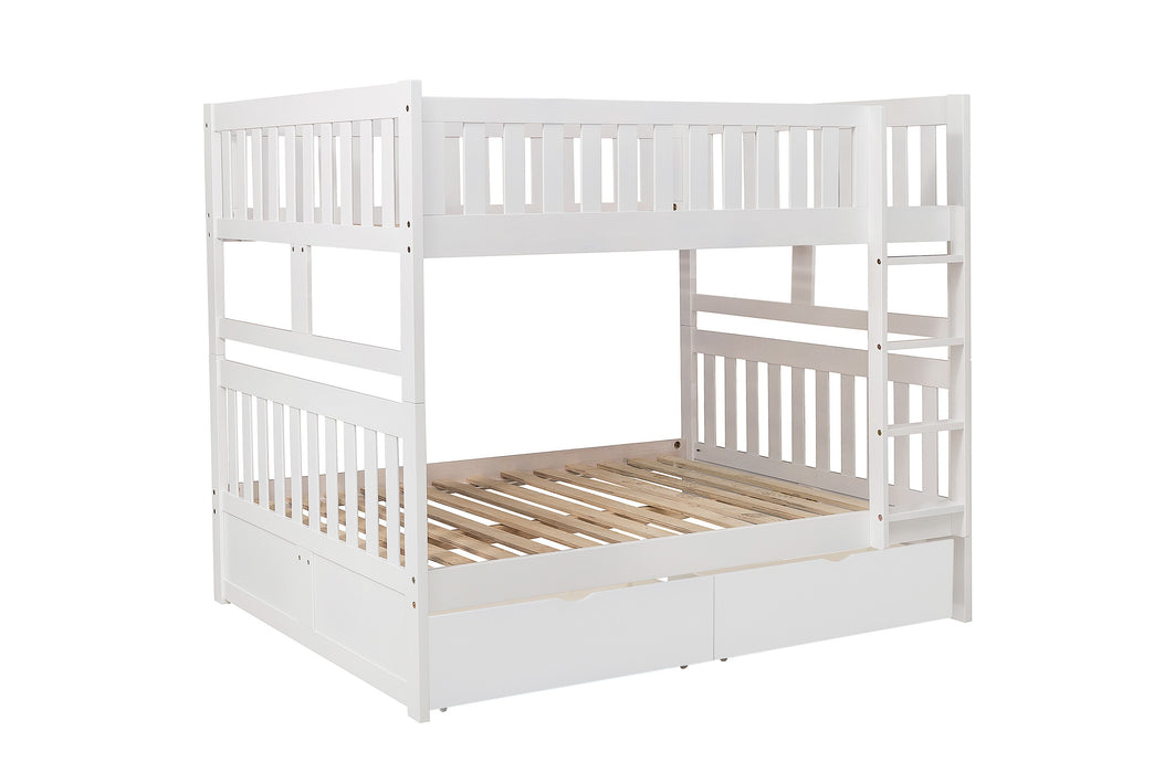 Galen - (4) Full/Full Bunk Bed with Storage Boxes