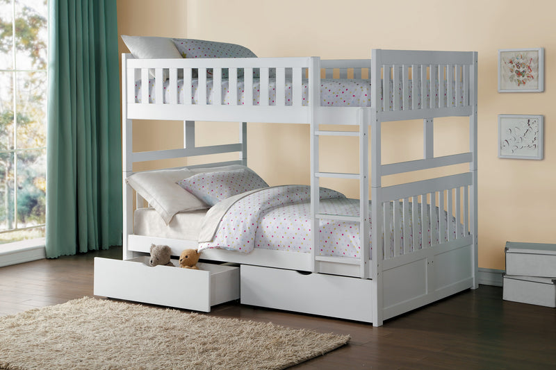 Galen - (4) Full/Full Bunk Bed with Storage Boxes