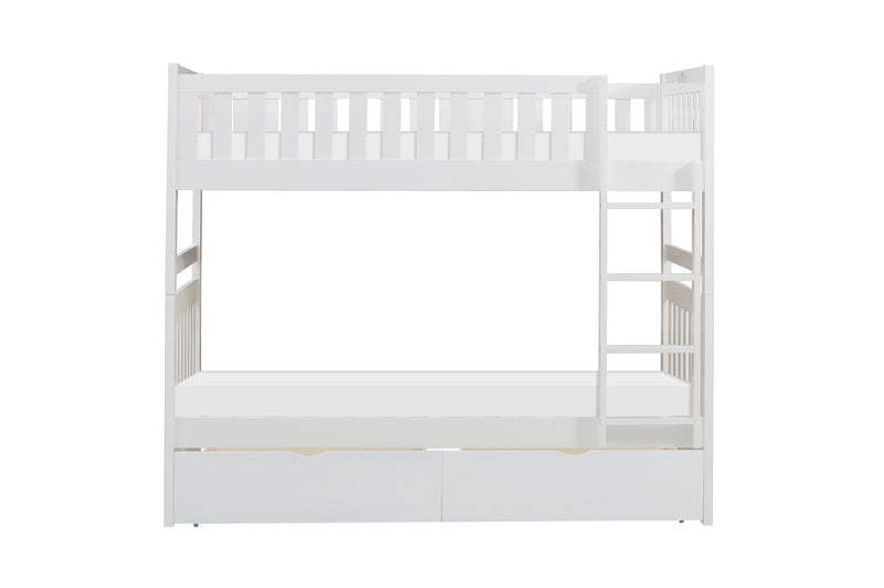 Galen - (4) Twin/Twin Bunk Bed with Storage Boxes