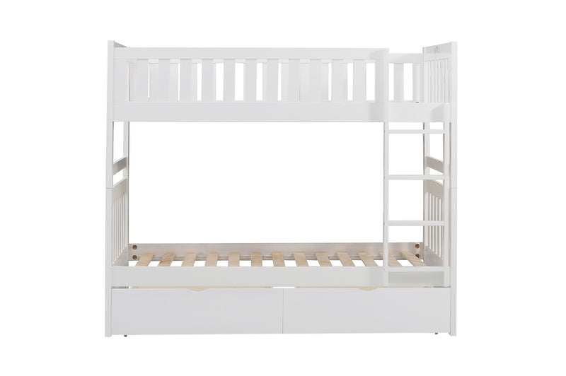 Galen - (4) Twin/Twin Bunk Bed with Storage Boxes