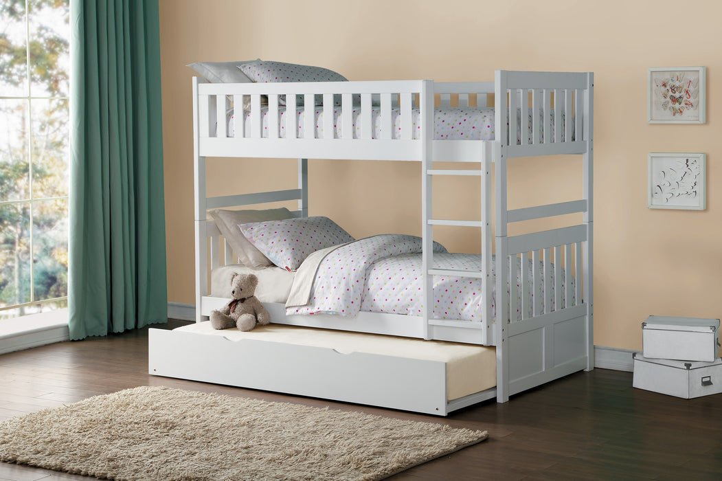 Galen - (4) Twin/Twin Bunk Bed with Twin Trundle
