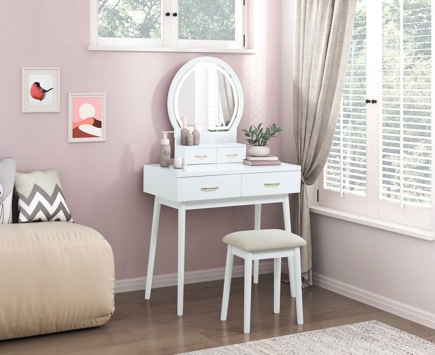 Camilla - Dressing Table with Mirror