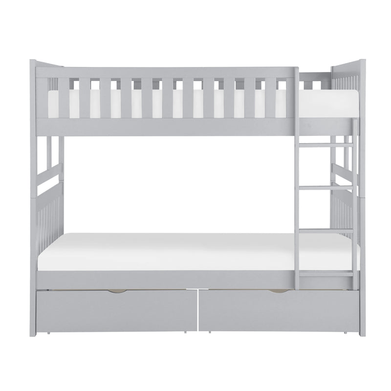 Orion - (4) Full/Full Bunk Bed with Storage Boxes