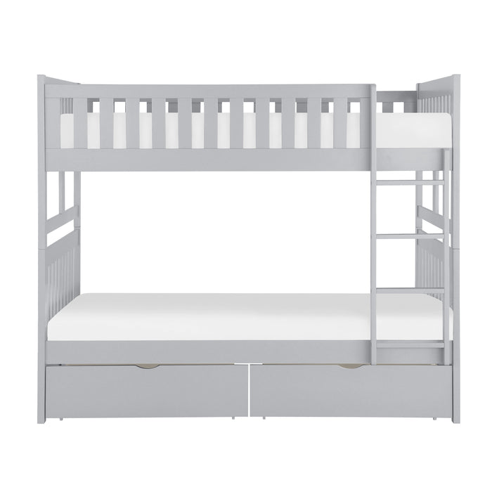 Orion - (4) Full/Full Bunk Bed with Storage Boxes