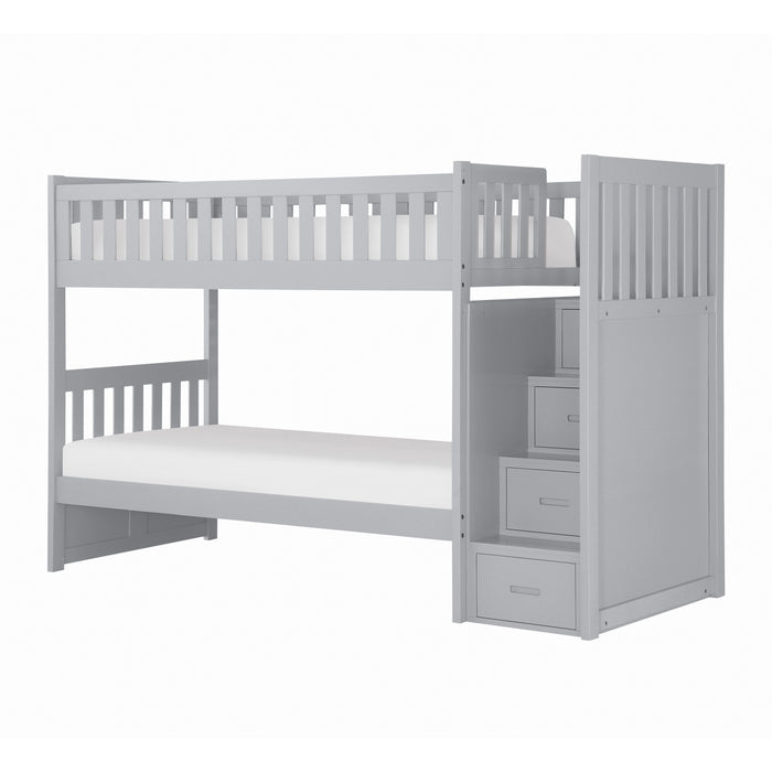 Orion - (4) Twin/Twin Step Bunk Bed