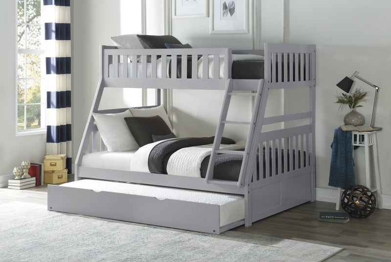 Orion - (4) Twin/Full Bunk Bed with Twin Trundle